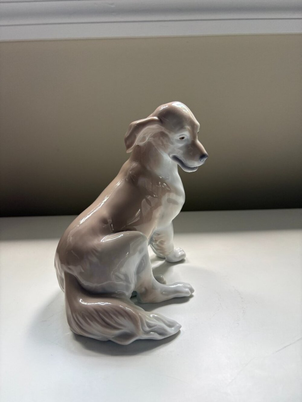 Lladro Golden Retriever #8345 Porcelain Figurine - Perfect!